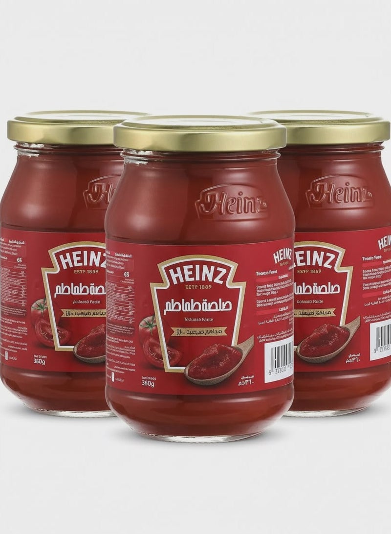 Heinz Tomato Paste - 360 Gram - 3 Pieces - Image 1